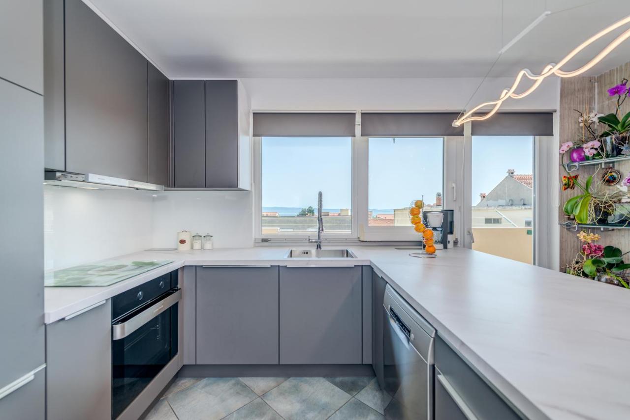 Summer Orchid - Spacious Duplex By The Beach & Ps5 Stobreč Exteriér fotografie